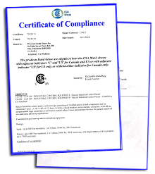 grain handling CSA Certification